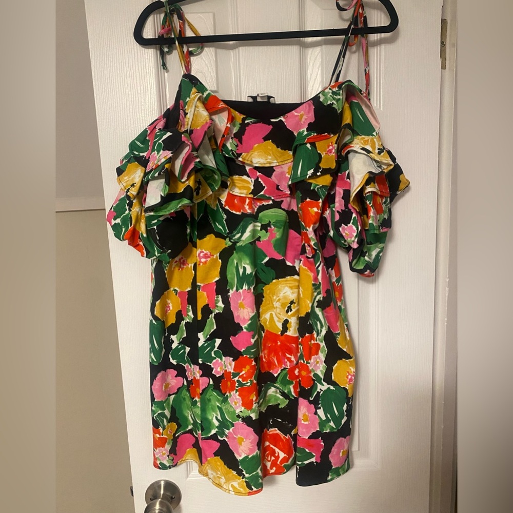 Topshop Floral Mini Dress - Picture 5 of 5